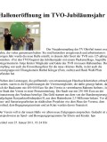 Halleneröffnung im TVO